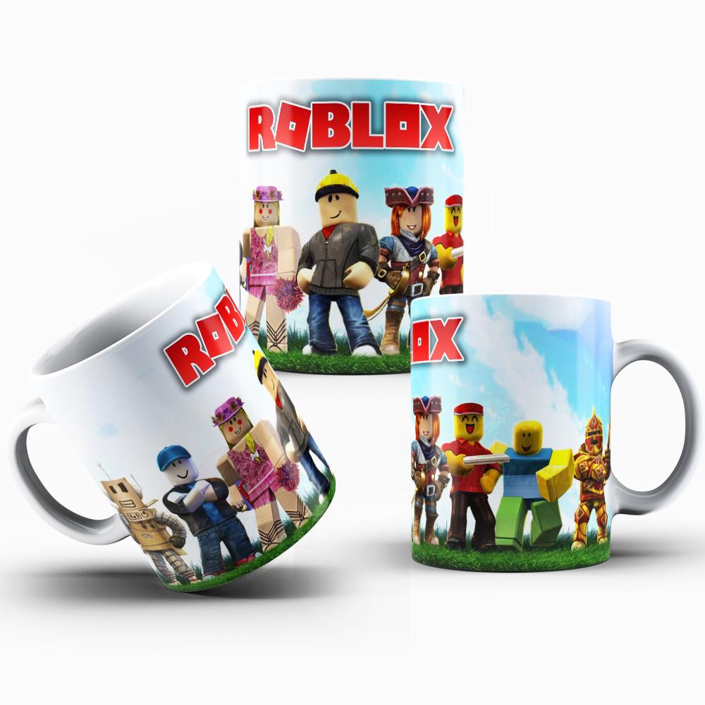 Caneca Roblox Polímero Personalizada