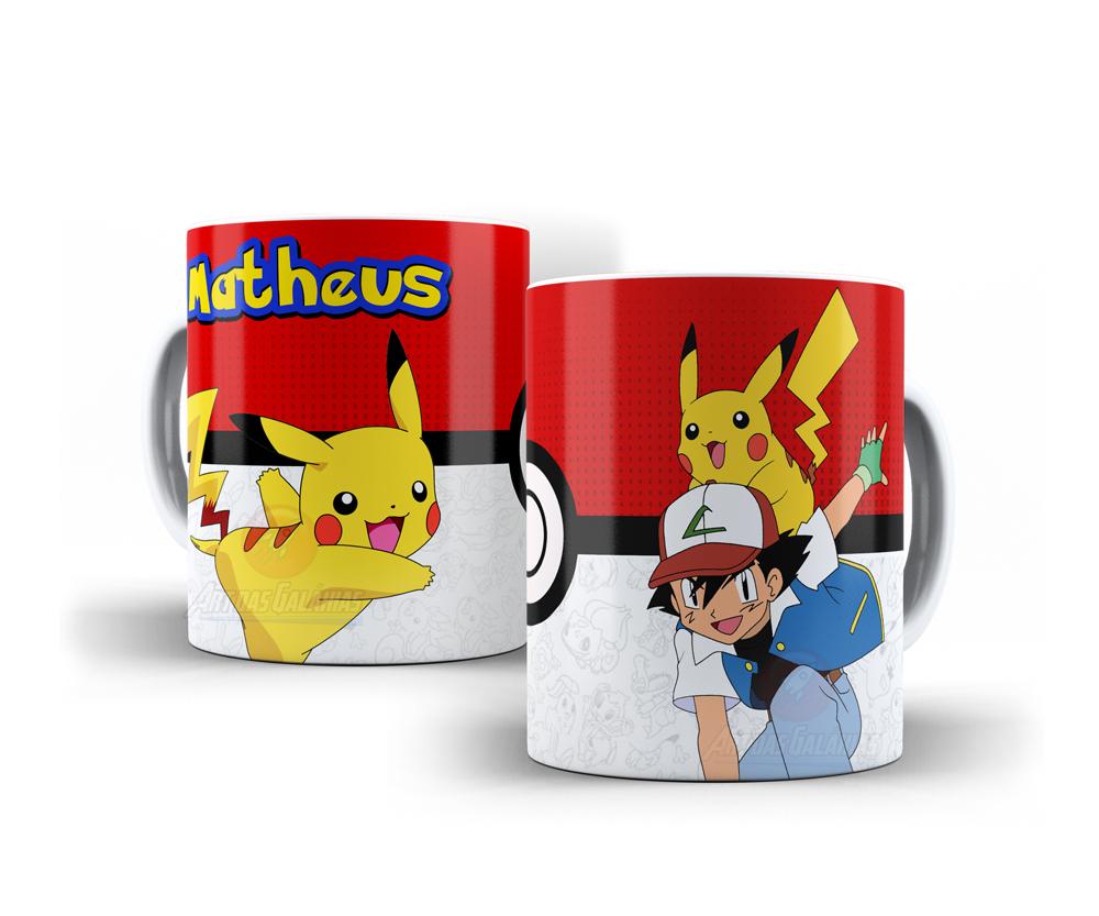 Caneca Pokémon Polímero Personalizada