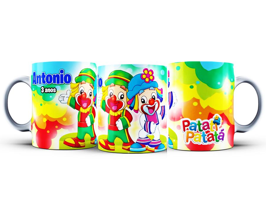 Caneca Patati Patatá Polímero Personalizada