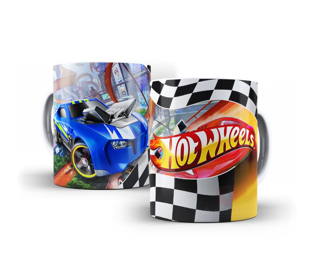 Caneca Hot Wheels Polímero Personalizada