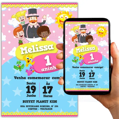 Convite Digital Mundo Bita