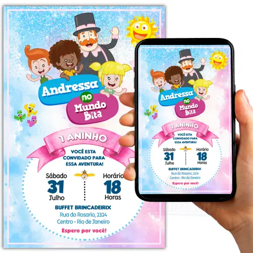 Convite Digital Mundo Bita