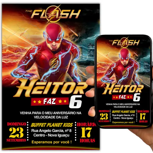 Convite Digital Flash