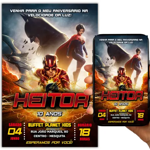 Convite Digital Flash