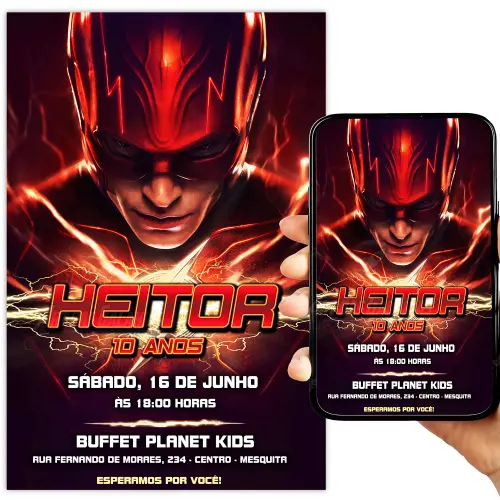 Convite Digital Flash