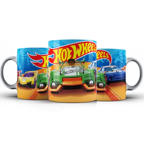 Caneca Hot Wheels Polímero Personalizada