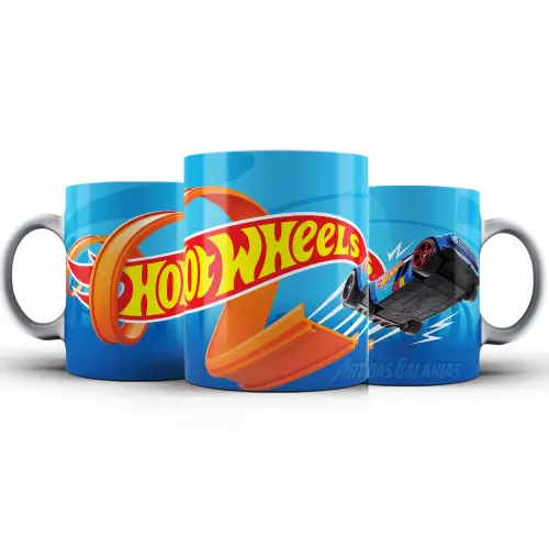 Caneca Hot Wheels Polímero Personalizada