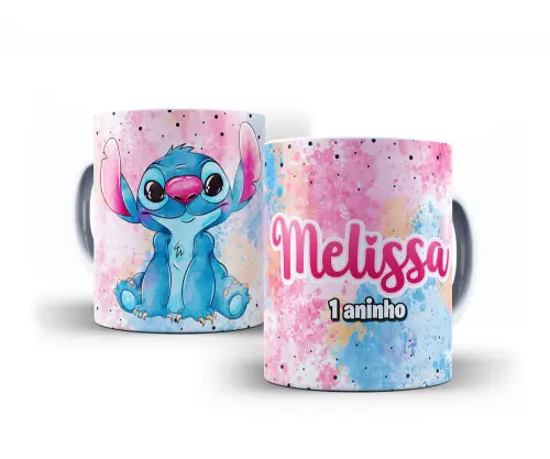 Caneca Stitch Polímero Personalizada