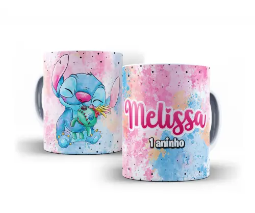Caneca Stitch Polímero Personalizada