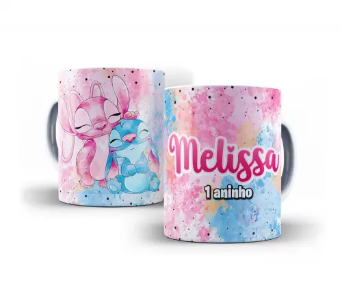 Caneca Stitch Polímero Personalizada
