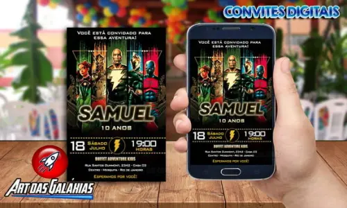 Convite Digital Adão Negro