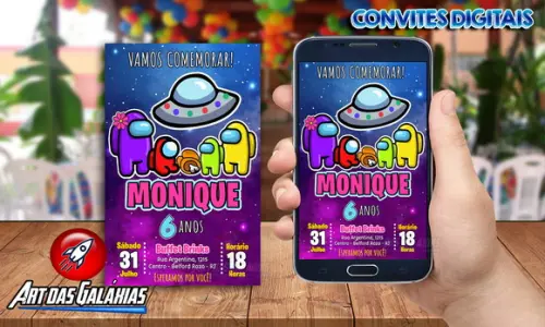 Convite Digital Among Us