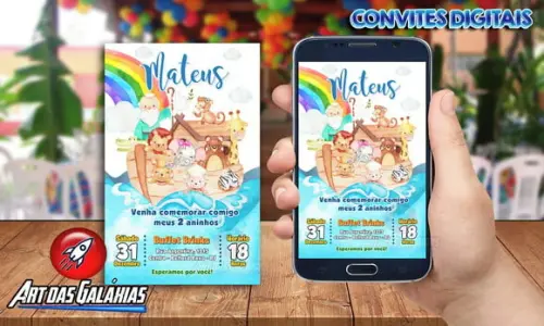 Convite Digital Arca de Nóe