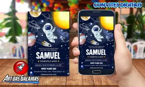 Convite Digital Astronauta