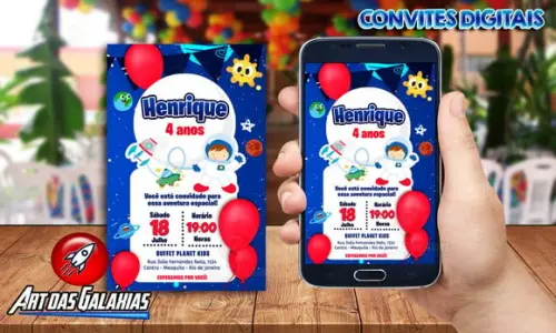 Convite Digital Astronauta