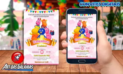 Convite Digital Backyardigans