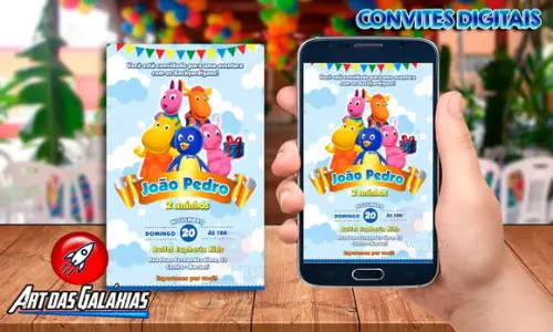 Convite Digital Backyardigans