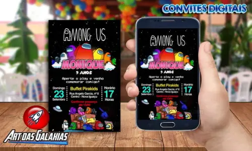 Convite Digital Among Us