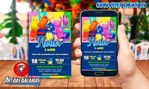 Convite Digital Backyardigans