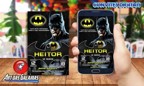 Convite Digital Batman
