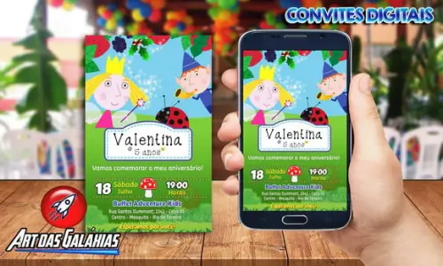 Convite Digital Ben e Holly