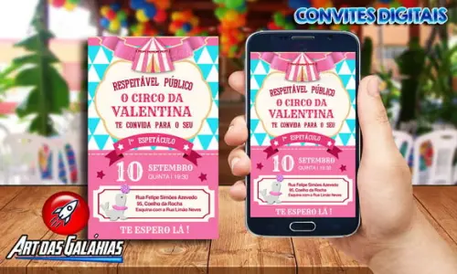 Convite Digital Circo MOD03