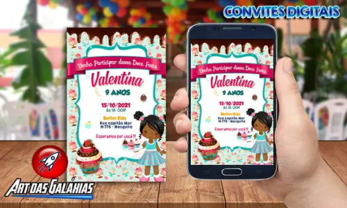 Convite Digital Confeiteira MOD1