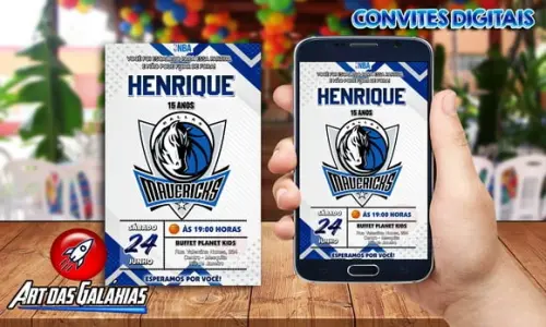 Convite Digital Dallas Mavericks