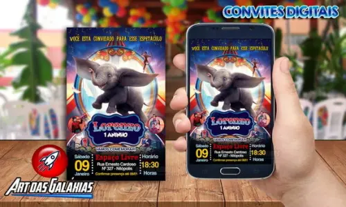 Convite Digital Dumbo