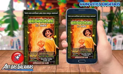 Convite Digital Encanto - Camilo