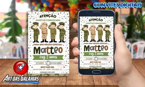 Convite Digital Exercito