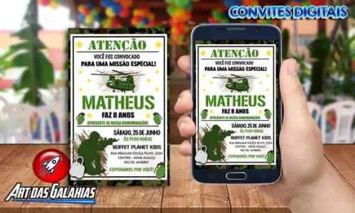 Convite Digital Exercito