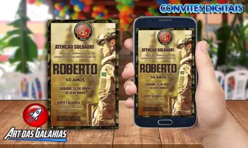 Convite Digital Exercito