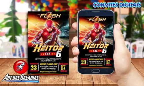 Convite Digital Flash