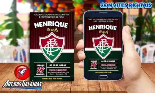 Convite Digital Fluminense