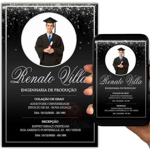 Convite Digital Formatura