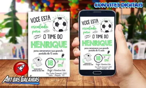 Convite Digital Futebol