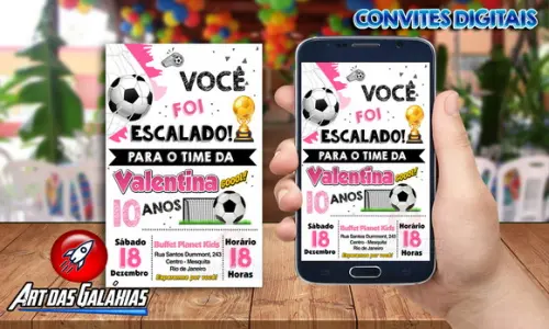 Convite Digital Futebol Mod2