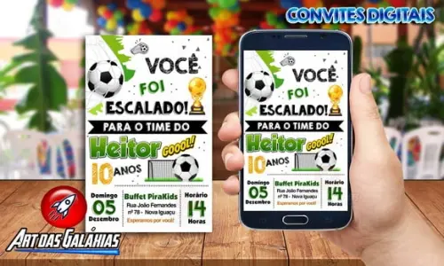 Convite Digital Futebol Mod2