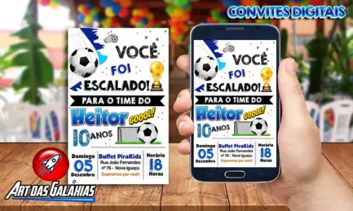 Convite Digital Futebol Mod2