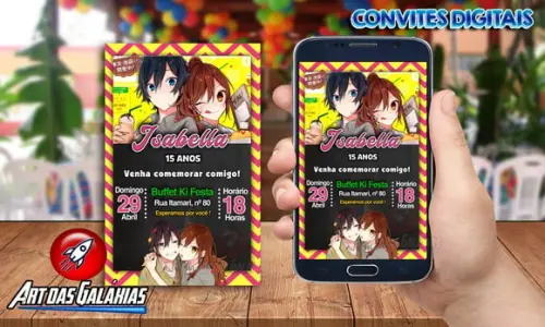 Convite Digital Horimiya