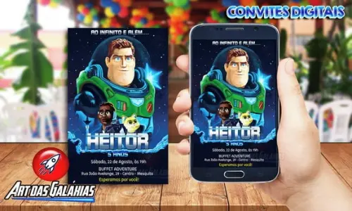 Convite Digital Lightyear