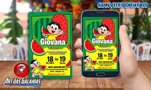 Convite Digital Magali