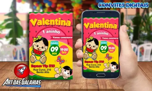 Convite Digital Magali Baby MOD01