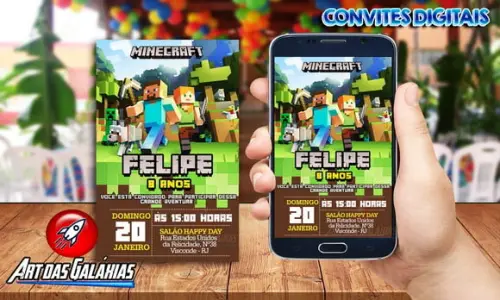 Convite Digital Minecraft Mod1