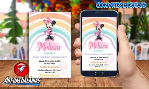 Convite Digital Minnie