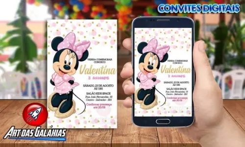Convite Digital Minnie MOD05