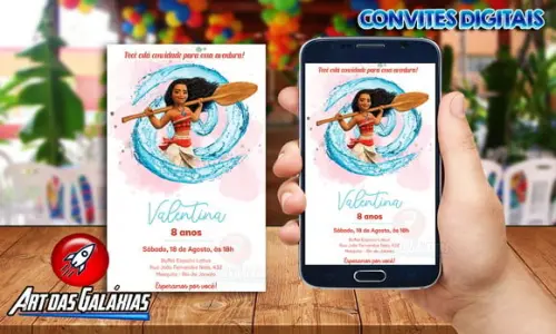 Convite Digital Moana