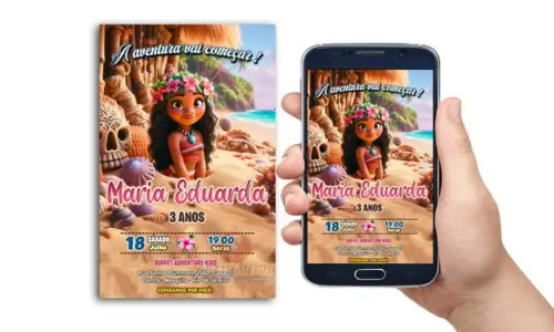 Convite Digital Moana