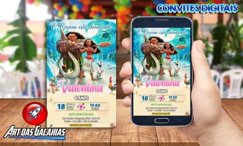 Convite Digital Moana